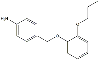 4-(2-propoxyphenoxymethyl)aniline 结构式