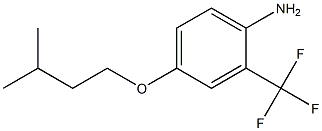 4-(3-methylbutoxy)-2-(trifluoromethyl)aniline 结构式