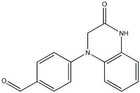 4-(3-oxo-1,2,3,4-tetrahydroquinoxalin-1-yl)benzaldehyde 结构式