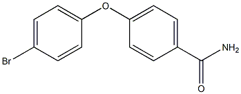 4-(4-bromophenoxy)benzamide 结构式