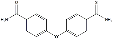 4-(4-carbamothioylphenoxy)benzamide 结构式