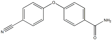 4-(4-cyanophenoxy)benzamide 结构式