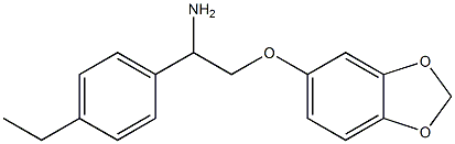 5-[2-amino-2-(4-ethylphenyl)ethoxy]-2H-1,3-benzodioxole 结构式