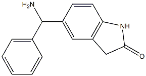 5-[amino(phenyl)methyl]-2,3-dihydro-1H-indol-2-one 结构式