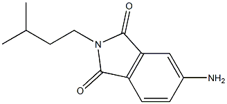 5-amino-2-(3-methylbutyl)-2,3-dihydro-1H-isoindole-1,3-dione 结构式