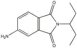 5-amino-2-(pentan-3-yl)-2,3-dihydro-1H-isoindole-1,3-dione 结构式