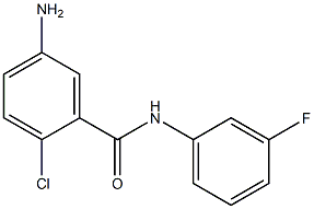 5-amino-2-chloro-N-(3-fluorophenyl)benzamide 结构式