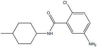 5-amino-2-chloro-N-(4-methylcyclohexyl)benzamide 结构式