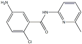 5-amino-2-chloro-N-(6-methylpyridin-2-yl)benzamide 结构式