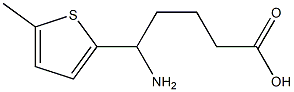 5-amino-5-(5-methylthiophen-2-yl)pentanoic acid 结构式