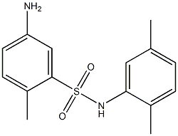 5-amino-N-(2,5-dimethylphenyl)-2-methylbenzene-1-sulfonamide 结构式