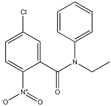 5-chloro-N-ethyl-2-nitro-N-phenylbenzamide 结构式