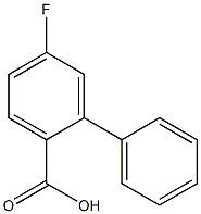 5-fluoro-1,1'-biphenyl-2-carboxylic acid 结构式