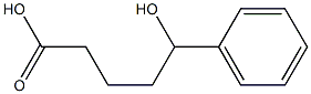 5-hydroxy-5-phenylpentanoic acid 结构式