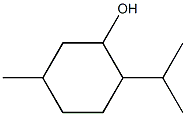 5-methyl-2-(propan-2-yl)cyclohexan-1-ol 结构式