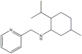 5-methyl-2-(propan-2-yl)-N-(pyridin-2-ylmethyl)cyclohexan-1-amine 结构式