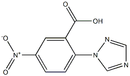 5-nitro-2-(1H-1,2,4-triazol-1-yl)benzoic acid 结构式