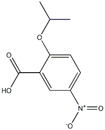 5-nitro-2-(propan-2-yloxy)benzoic acid 结构式