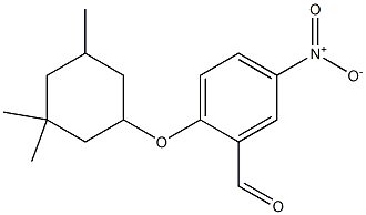 5-nitro-2-[(3,3,5-trimethylcyclohexyl)oxy]benzaldehyde 结构式