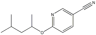 6-(1,3-dimethylbutoxy)nicotinonitrile 结构式