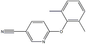 6-(2,6-dimethylphenoxy)nicotinonitrile 结构式