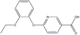 6-(2-ethoxyphenoxy)nicotinic acid 结构式