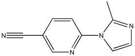 6-(2-methyl-1H-imidazol-1-yl)nicotinonitrile 结构式