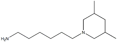 6-(3,5-dimethylpiperidin-1-yl)hexan-1-amine 结构式