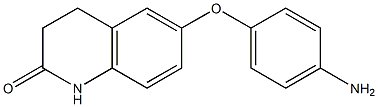 6-(4-aminophenoxy)-1,2,3,4-tetrahydroquinolin-2-one 结构式