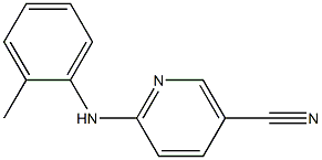 6-[(2-methylphenyl)amino]nicotinonitrile 结构式