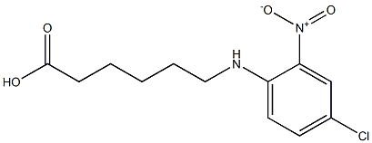 6-[(4-chloro-2-nitrophenyl)amino]hexanoic acid 结构式