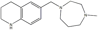 6-[(4-methyl-1,4-diazepan-1-yl)methyl]-1,2,3,4-tetrahydroquinoline 结构式