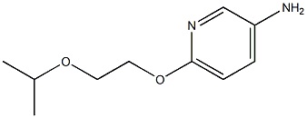 6-[2-(propan-2-yloxy)ethoxy]pyridin-3-amine 结构式