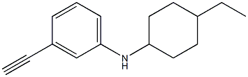 N-(4-ethylcyclohexyl)-3-ethynylaniline 结构式