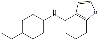 N-(4-ethylcyclohexyl)-4,5,6,7-tetrahydro-1-benzofuran-4-amine 结构式