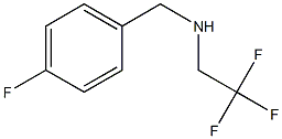 N-(4-fluorobenzyl)-N-(2,2,2-trifluoroethyl)amine 结构式