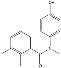 N-(4-hydroxyphenyl)-N,2,3-trimethylbenzamide 结构式