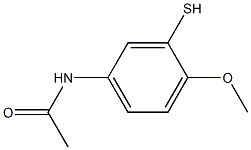 N-(4-methoxy-3-sulfanylphenyl)acetamide 结构式