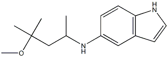 N-(4-methoxy-4-methylpentan-2-yl)-1H-indol-5-amine 结构式