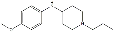 N-(4-methoxyphenyl)-1-propylpiperidin-4-amine 结构式