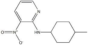 N-(4-methylcyclohexyl)-3-nitropyridin-2-amine 结构式