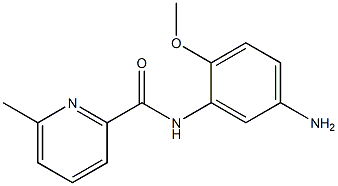 N-(5-amino-2-methoxyphenyl)-6-methylpyridine-2-carboxamide 结构式