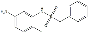 N-(5-amino-2-methylphenyl)-1-phenylmethanesulfonamide 结构式