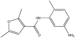 N-(5-amino-2-methylphenyl)-2,5-dimethyl-3-furamide 结构式