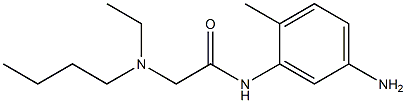N-(5-amino-2-methylphenyl)-2-[butyl(ethyl)amino]acetamide 结构式