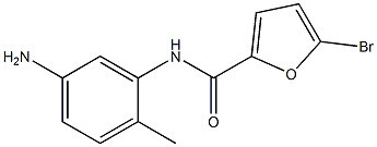 N-(5-amino-2-methylphenyl)-5-bromo-2-furamide 结构式