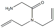 N,N-diallyl-2-aminoacetamide 结构式