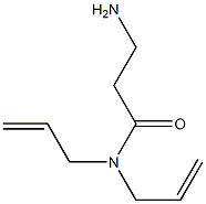 N,N-diallyl-3-aminopropanamide 结构式