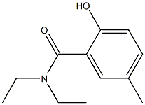 N,N-diethyl-2-hydroxy-5-methylbenzamide 结构式