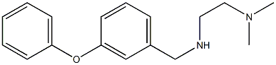 N,N-dimethyl-N'-(3-phenoxybenzyl)ethane-1,2-diamine 结构式